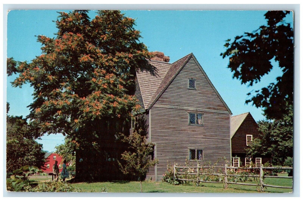 c1960's Ironmaster's House Saugus Ironworks Restoration Saugus MA Postcard