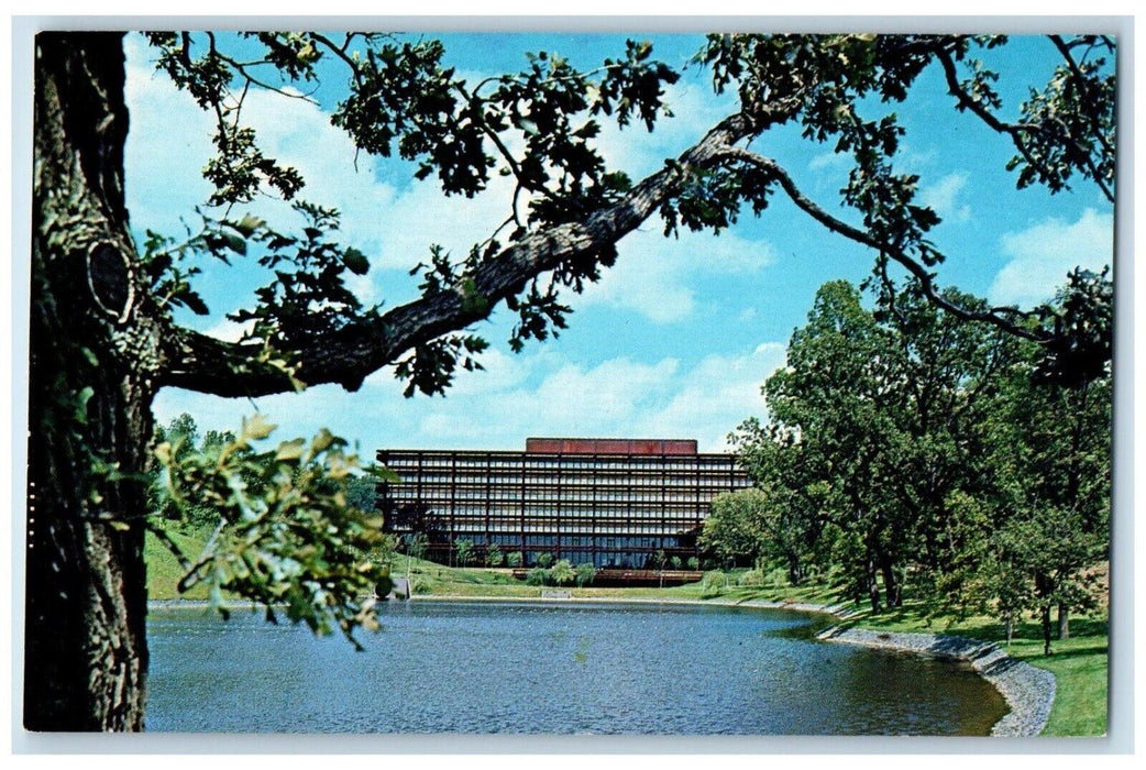 c1960 Deere Company Administrative Center Moline Illinois IL Antique Postcard