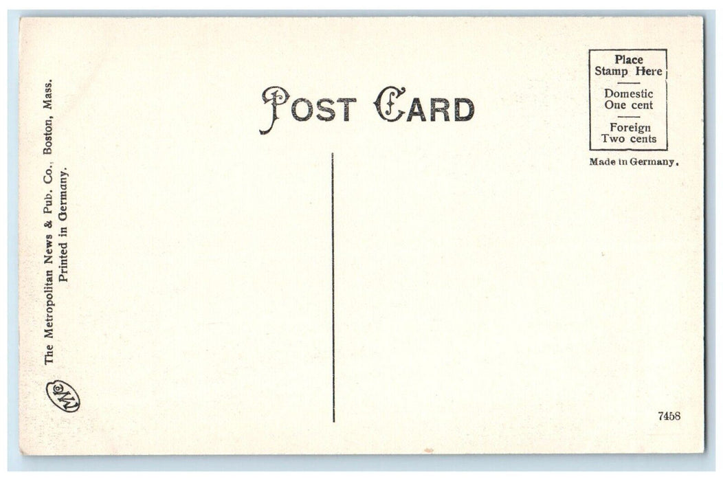 c1910's View Of Old Sandwich Massachusetts MA Unposted Antique Postcard