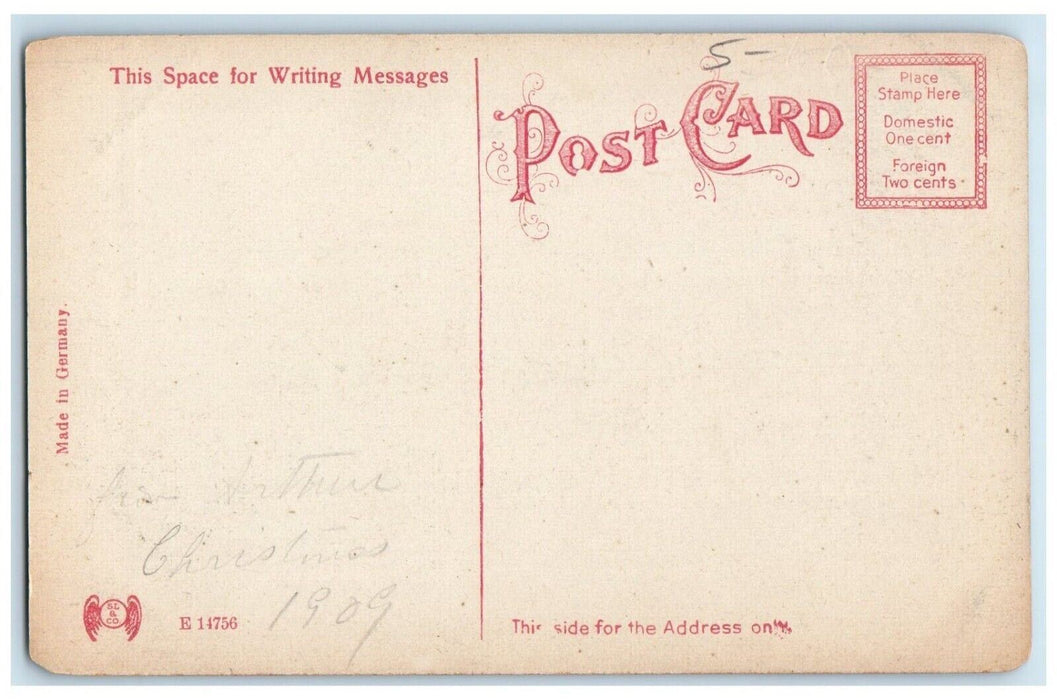 c1910's Congregational Church Wollaston Massachusetts MA Antique Postcard
