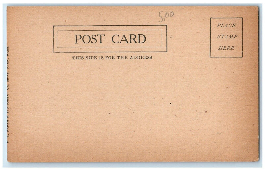 c1905 Unitarian Church Wollaston Massachusetts MA Unposted Antique Postcard