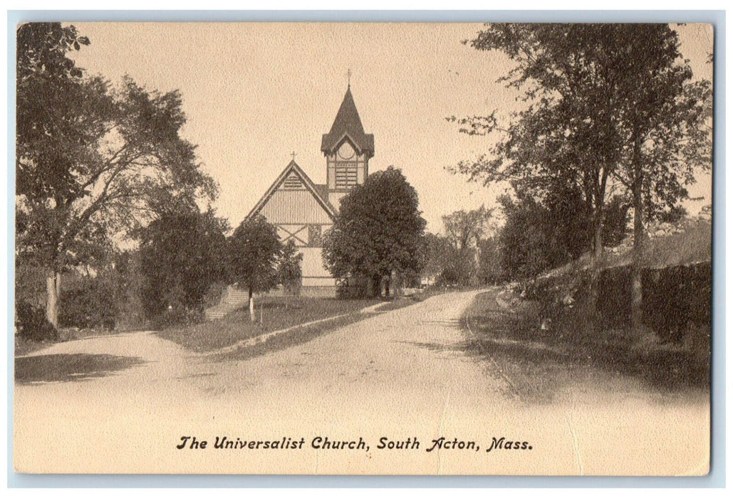 c1905 The Universalist Church South Acton Massachusetts MA Unposted Postcard