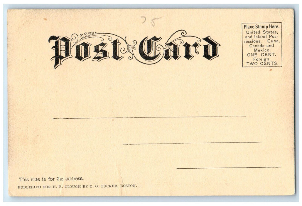 c1905 The Universalist Church South Acton Massachusetts MA Unposted Postcard