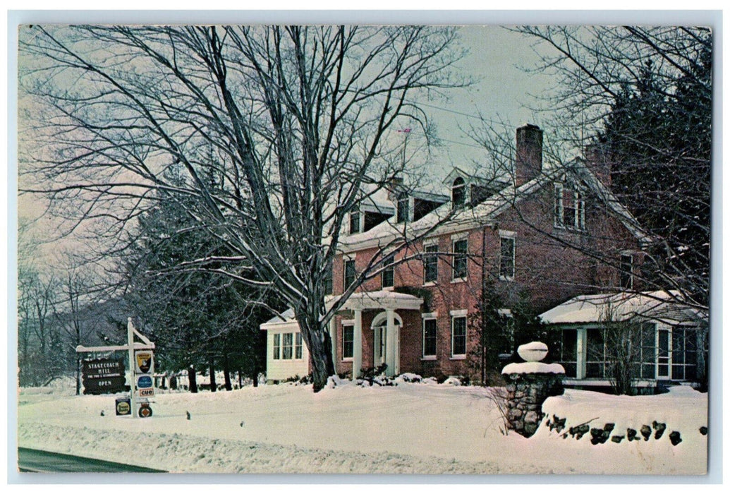 c1960's Stagecoach Hill Inn Sheffield Massachusetts MA Unposted Vintage Postcard