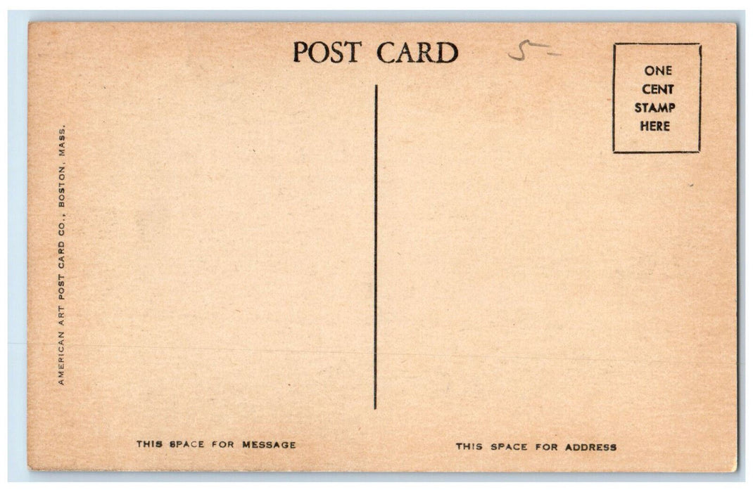 c1940's St. Mary's Church Spencer Massachusetts MA Vintage Unposted Postcard