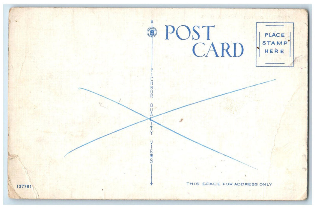 c1940's Catholic Church Reading Massachusetts MA Unposted Vintage Postcard