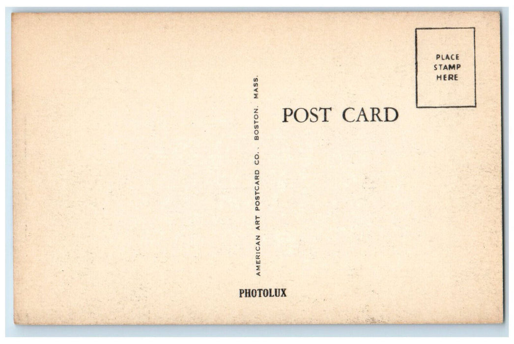 c1940's Quincy Center First Parish Church Quincy Massachusetts MA Postcard