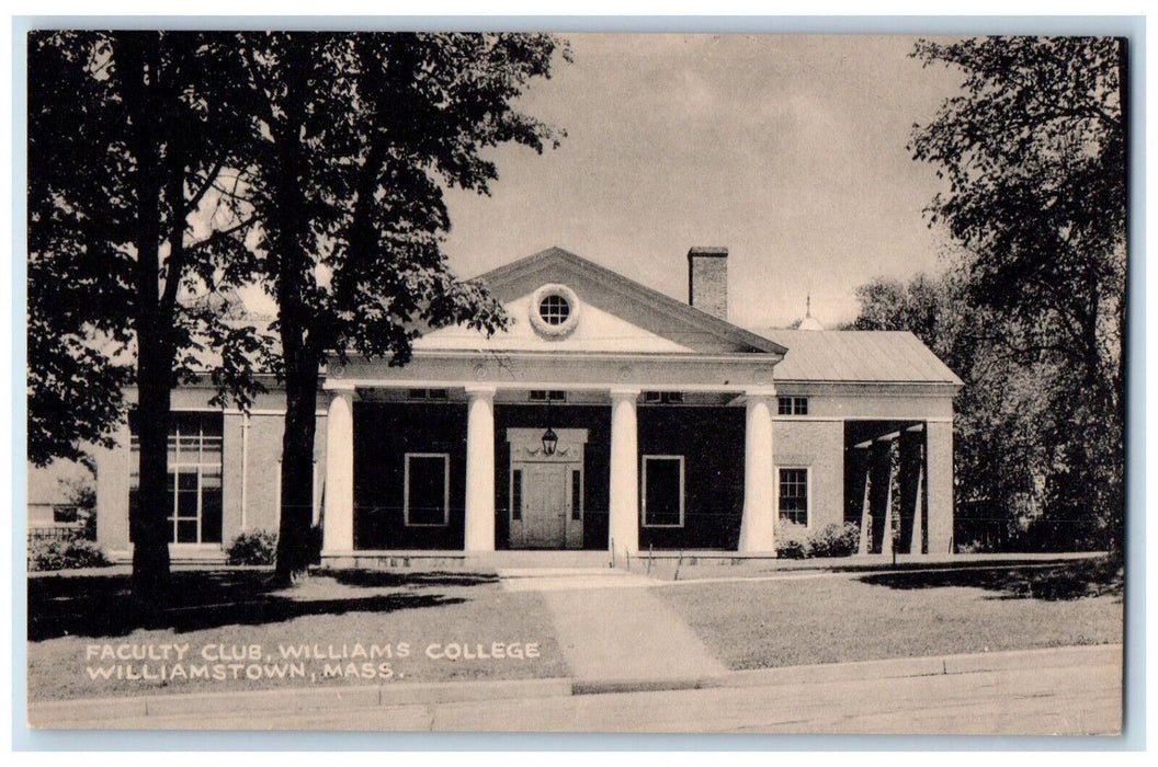 Faculty Club Williams College Williamstown Massachusetts MA Vintage Postcard