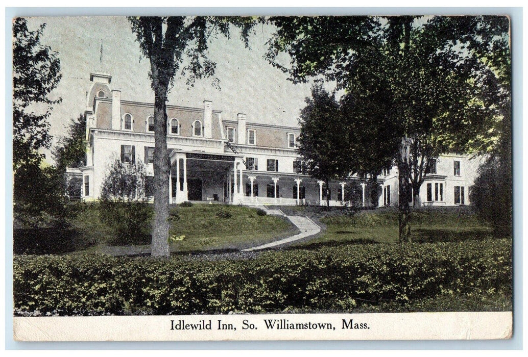 c1910's Idlewood Inn Hotel South Williamstown Massachusetts MA Antique Postcard