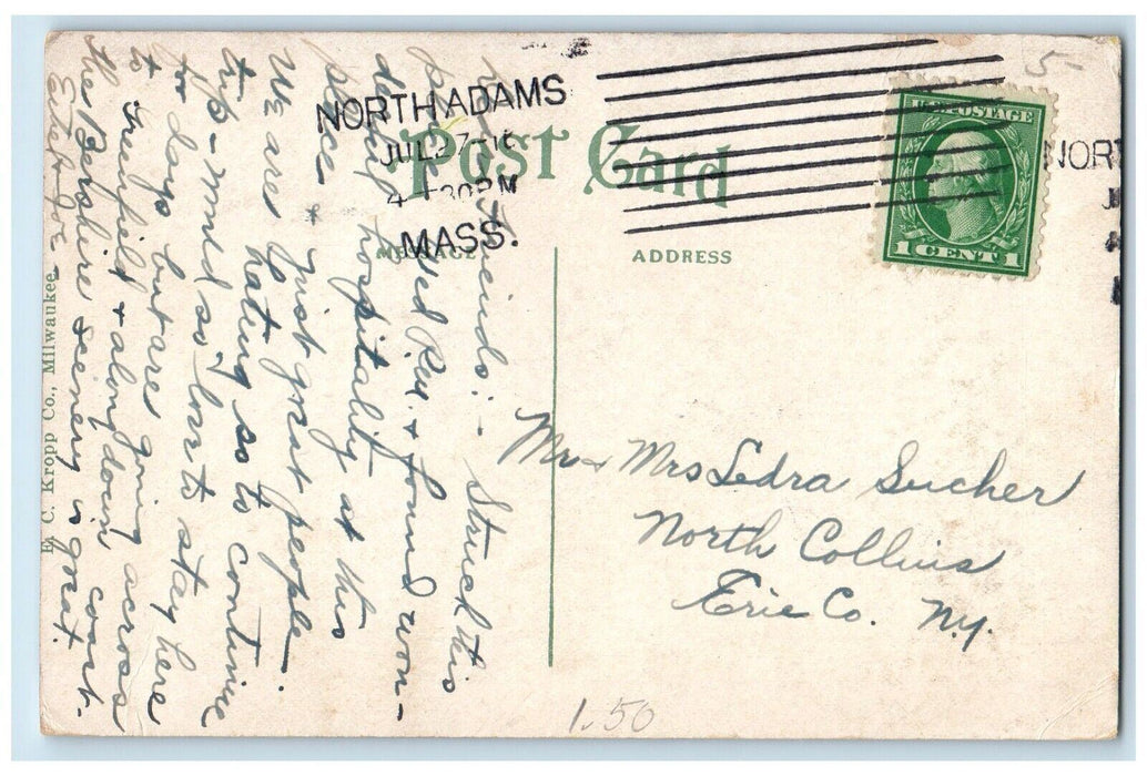 c1910's Idlewood Inn Hotel South Williamstown Massachusetts MA Antique Postcard