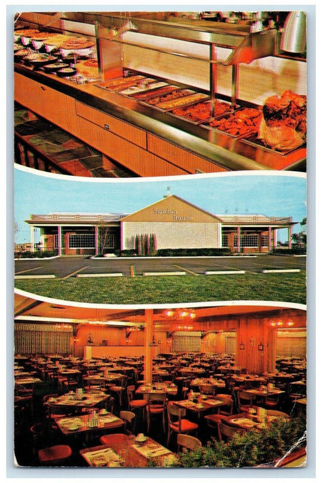 Sweden House Smorgasbord Restaurant Fort Lauderdale FL Multiview Postcard