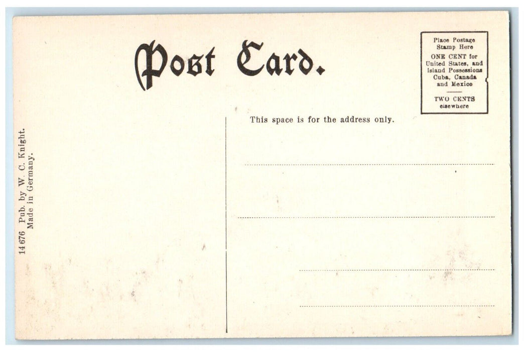 c1910 Baptist Church Parsonage Milton New Hampshire NH Vintage Antique Postcard