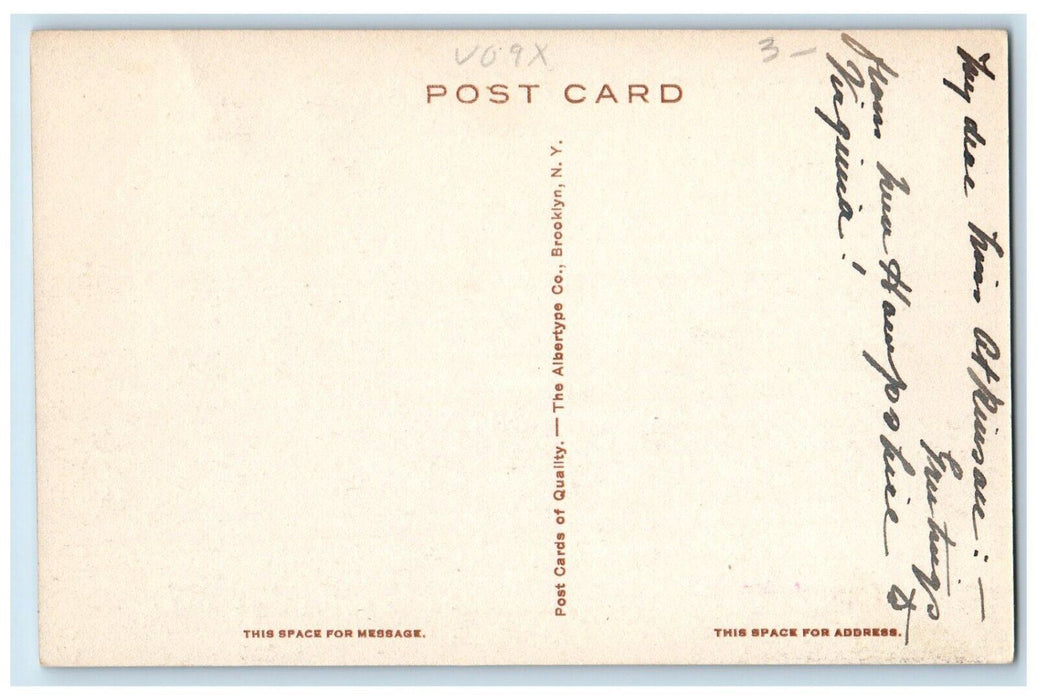 c1910 Roadway Leading From Harlakenden House Cornish New Hampshire NH Postcard