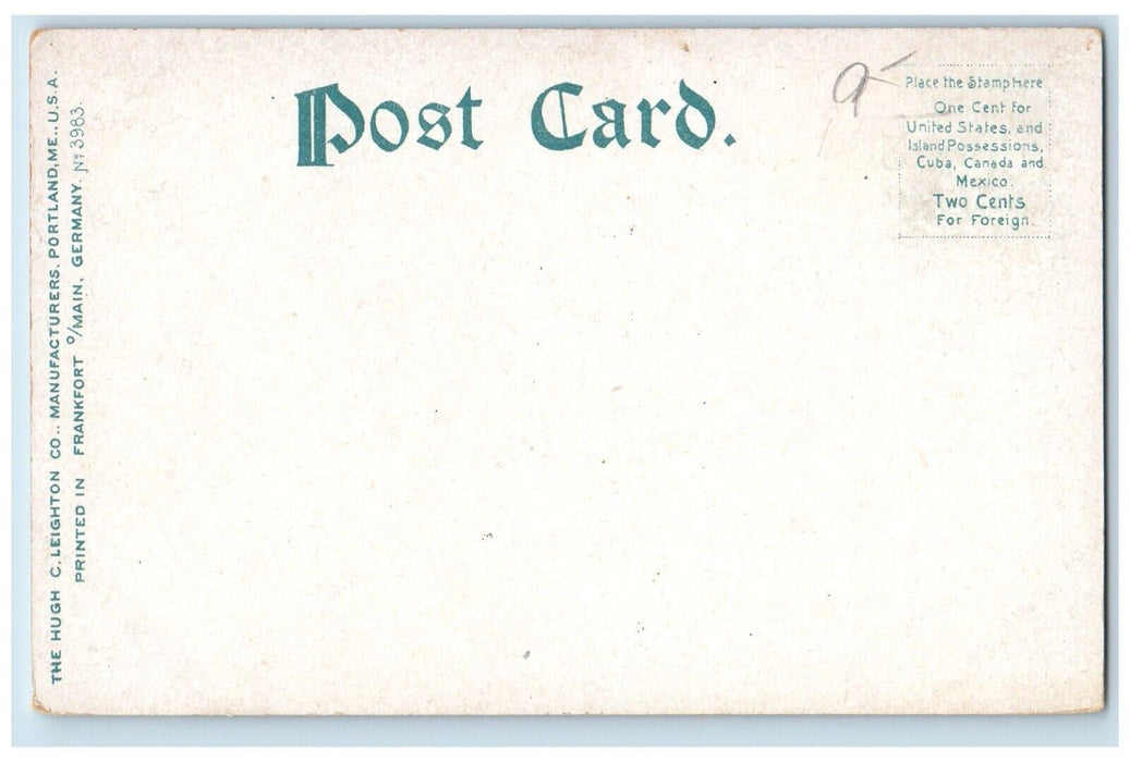 View Of Kendall Building Music Hall Leominster Massachusetts MA Postcard