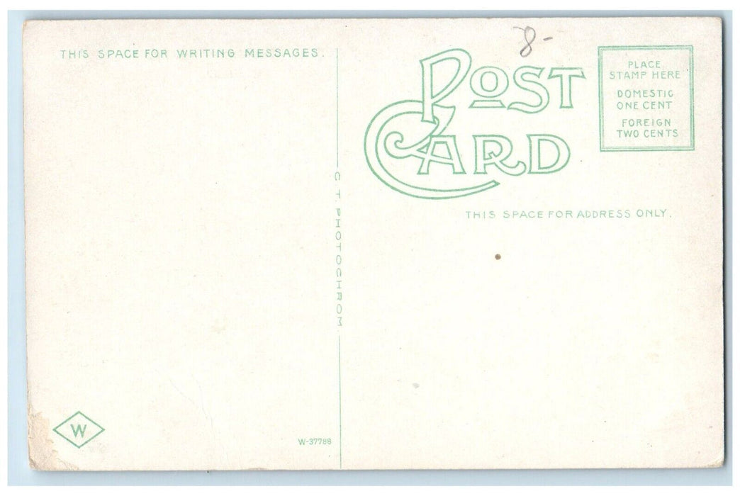Merriam Hall Co. Furniture Factory North Leominster Massachusetts MA Postcard