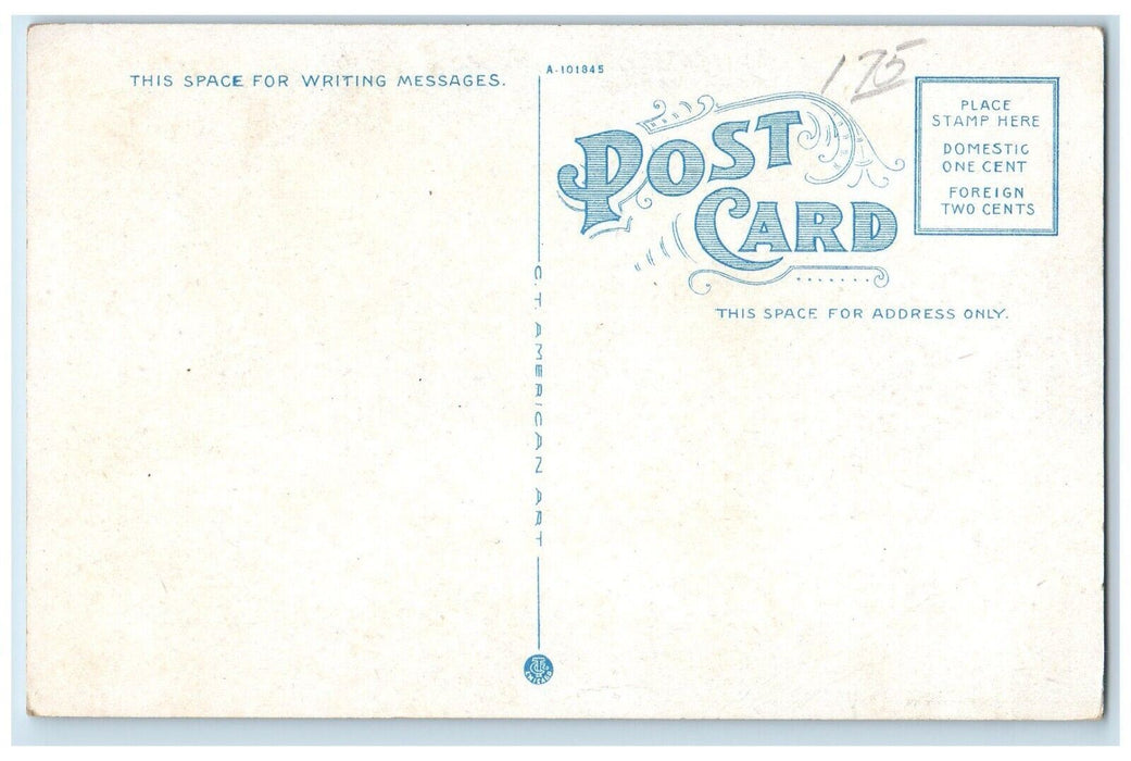Main Street View Building Stores Cars Leominster Massachusetts MA Postcard
