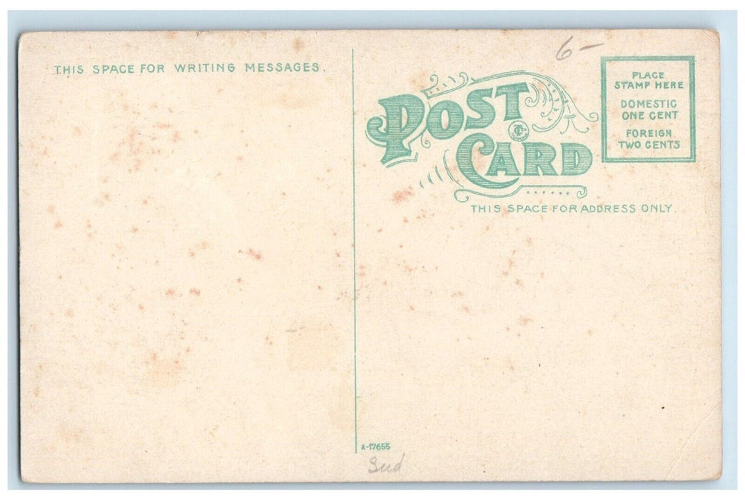 c1930's Baptish Chruch Street View Leominster Massachusetts MA Vintage Postcard