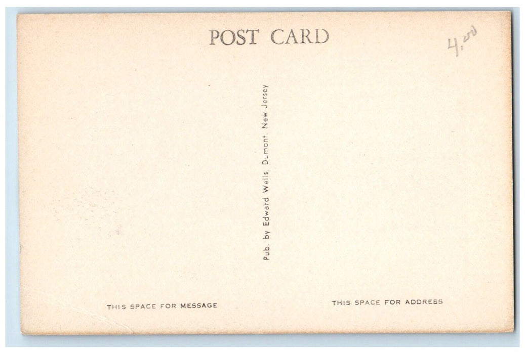 c1930's View Of Lenox Library Building Massachusetts MA Vintage Postcard