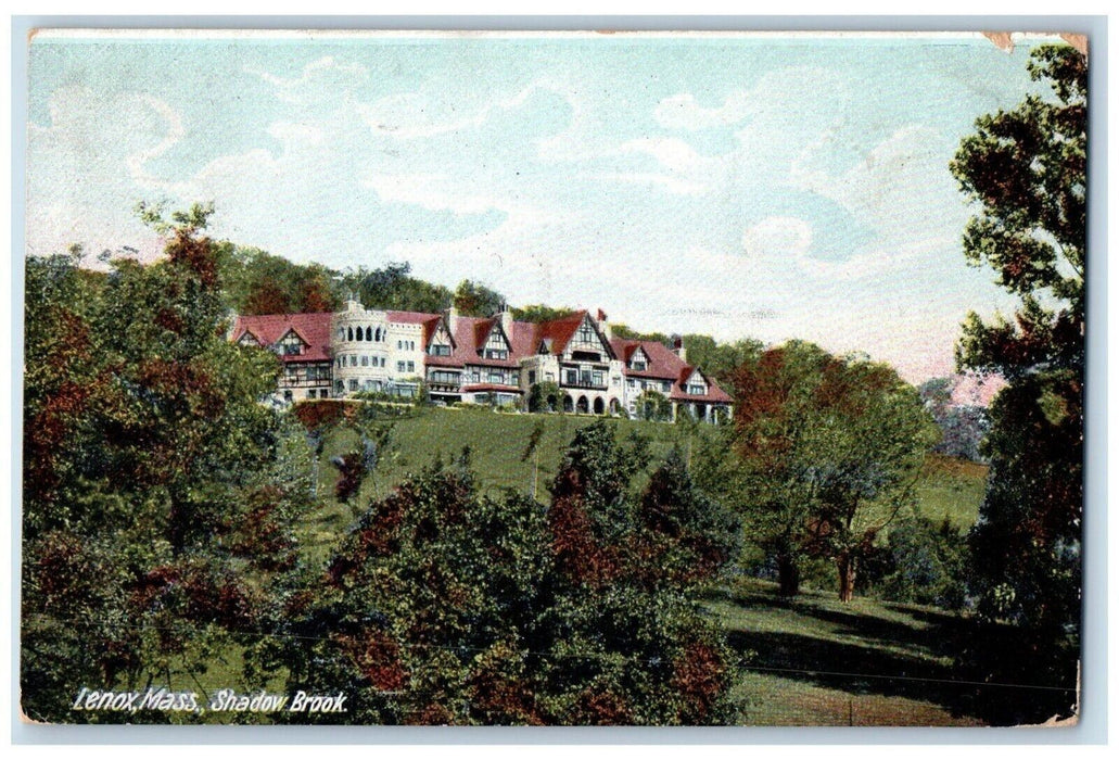 1907 Lenox Shadow brook GT. Barrington Massachusetts MA Vintage Postcard