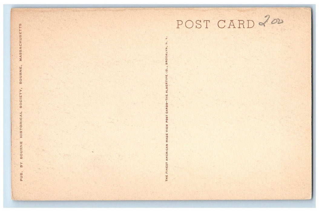 c1950's Plymouth Colony's First Trading Post Bourne Massachusetts MA Postcard