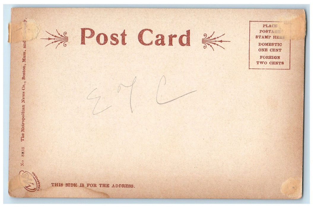 c1905 Hardware Creamer'e Main Street Plymouth Massachusetts MA Antique Postcard