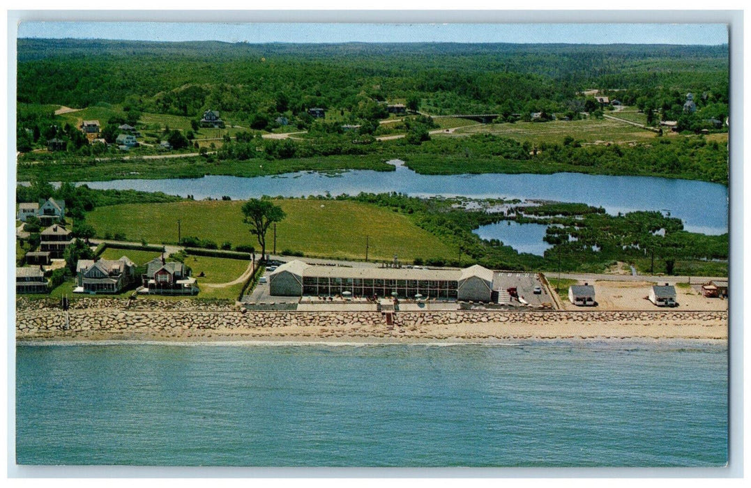 1966 Pilgrim Sands Motel Warren Avenue Plymouth Massachusetts MA Postcard