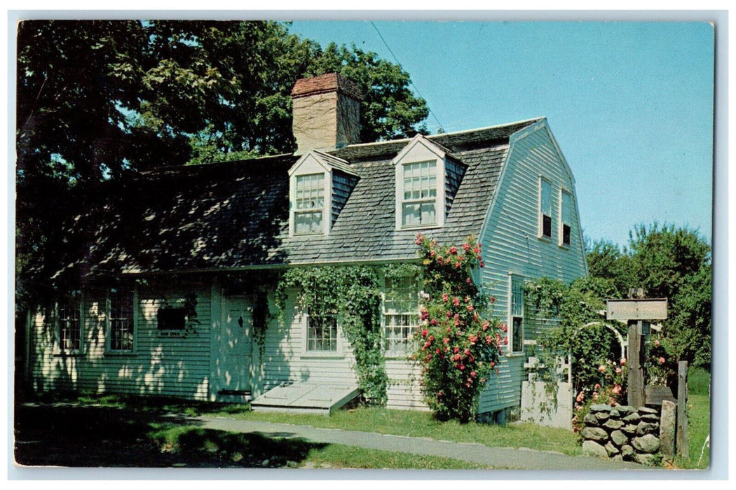 1967 The Kendall Holmes House Plymouth Massachusetts MA Vintage Postcard