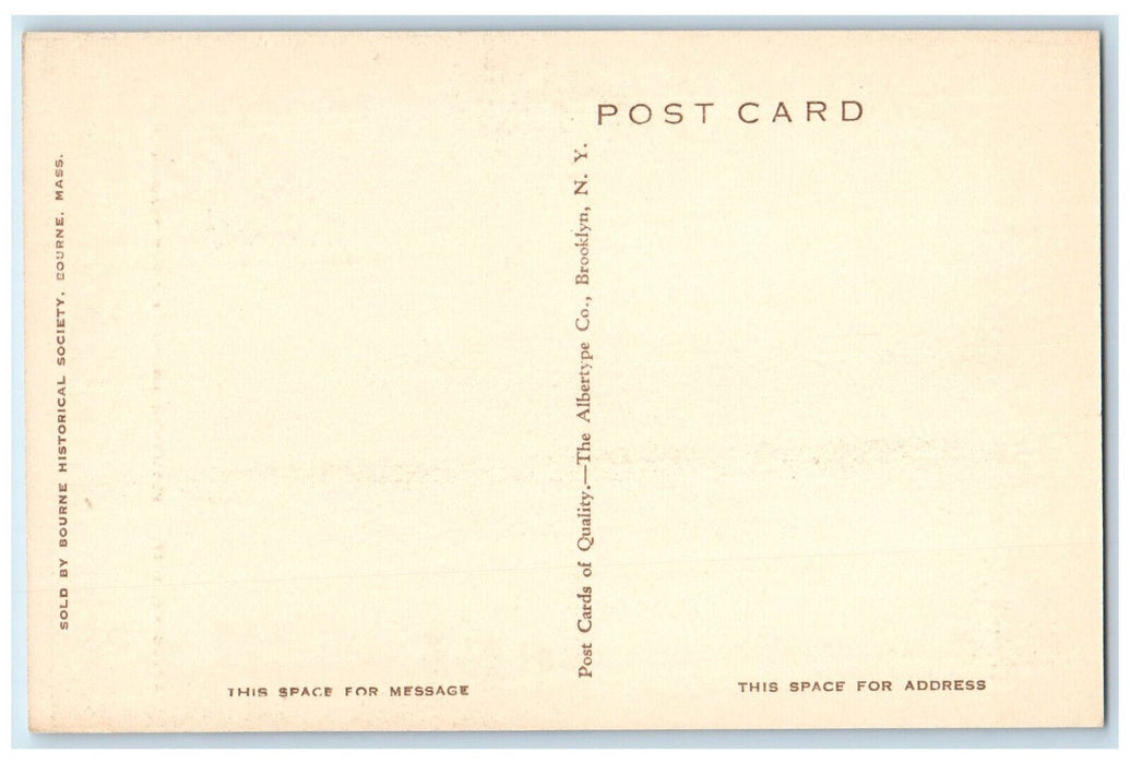 c1950's Aptucxet Plymouth Colony's First Trading Post Massachusetts MA Postcard