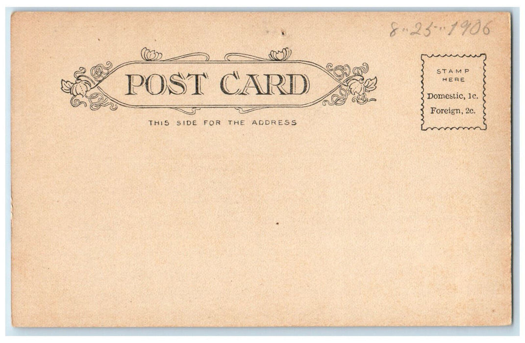 c1905 Onota Lake Showing Greylock Pittsfield Massachusetts MA Postcard