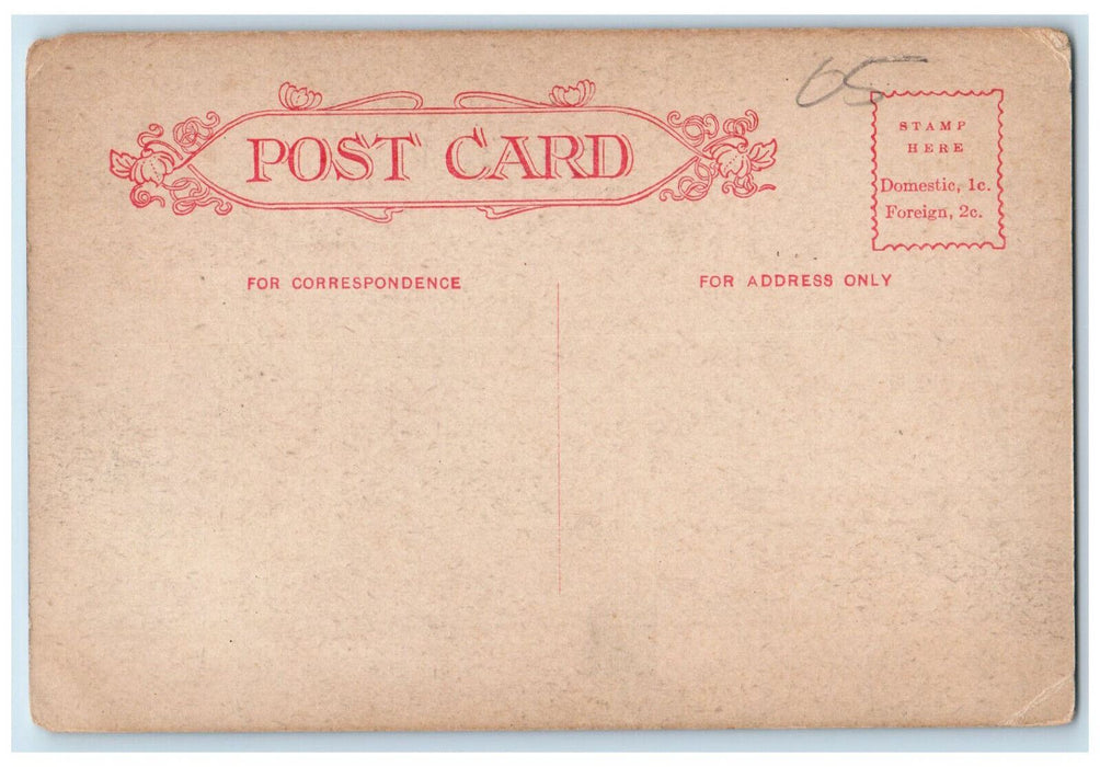 c1940's Buck Riding Boulders Berkshire Park Pittsfield Massachusetts MA Postcard