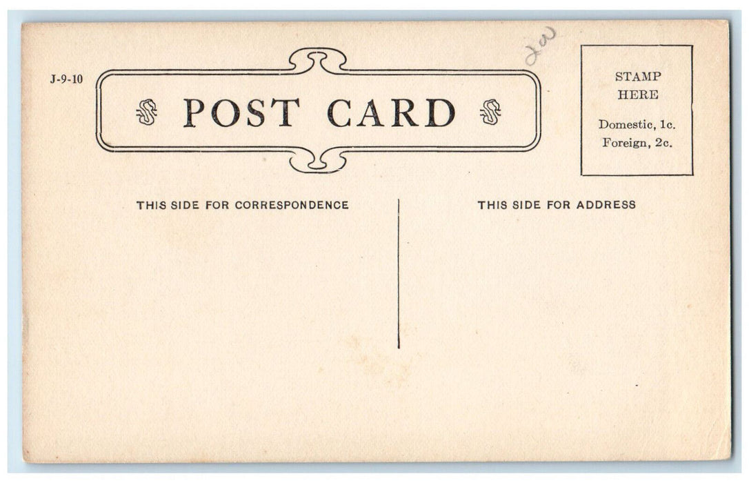 c1910 Bishop Memorial Nursing School Pittsfield Massachusetts MA Postcard