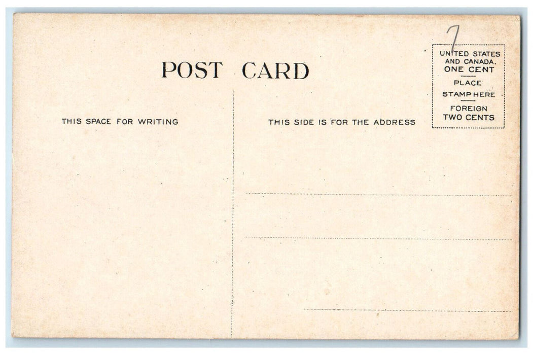 c1910 Burns Hotel Palmer Massachusetts MA Unposted Antique Postcard