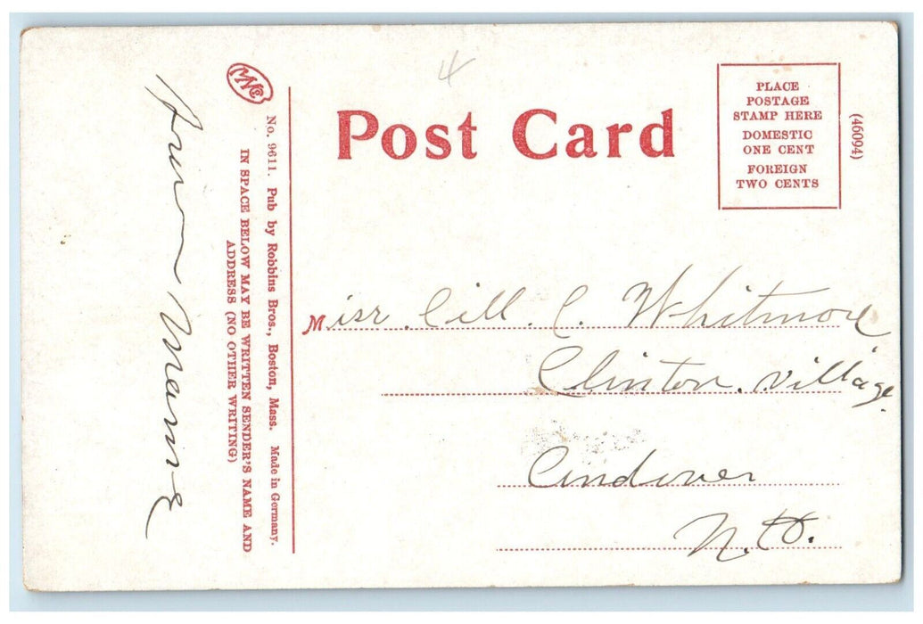 1910 St Kierans Catholic Church Berlin New Hampshire NH Vintage Antique Postcard