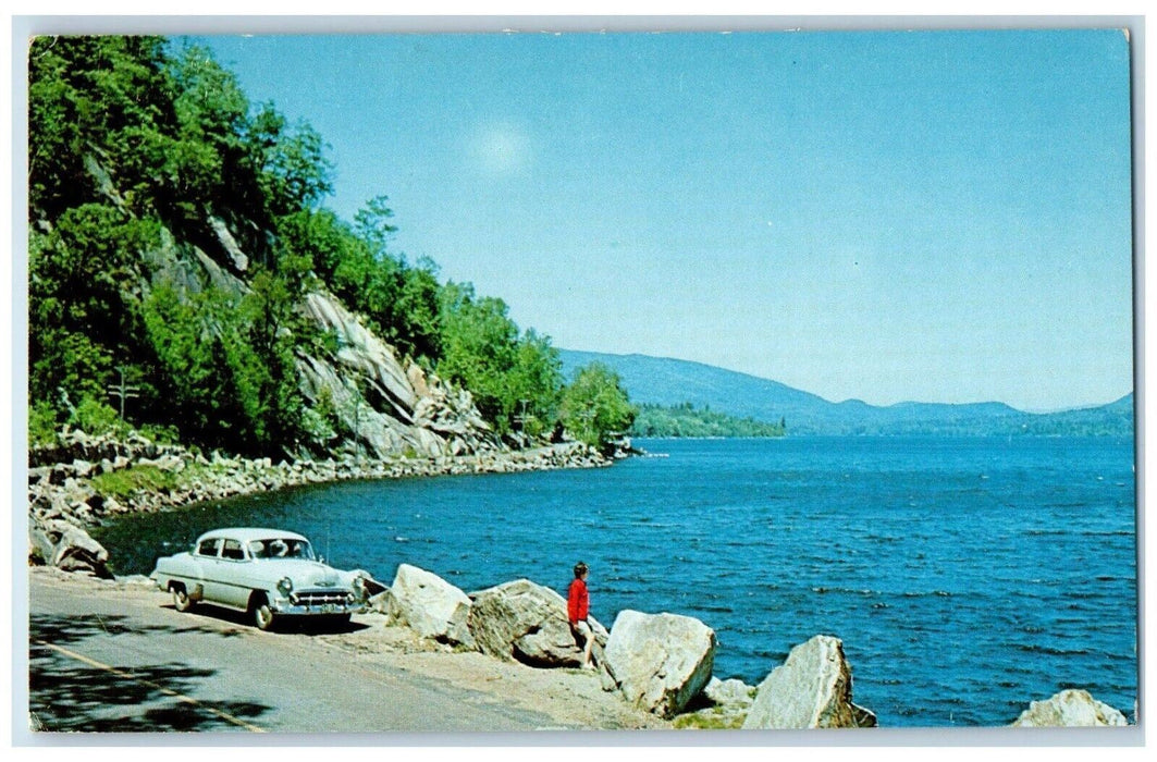 c1960 Newfound Lake Pasquaney Bristol New Hampshire NH Vintage Antique Postcard
