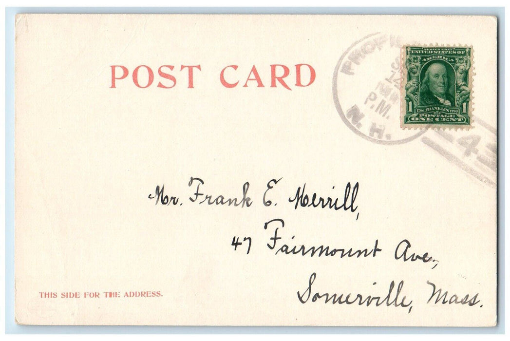 c1905 Mt Garfield Mt Lafayette Ammonoosuc White Mountains New Hampshire Postcard