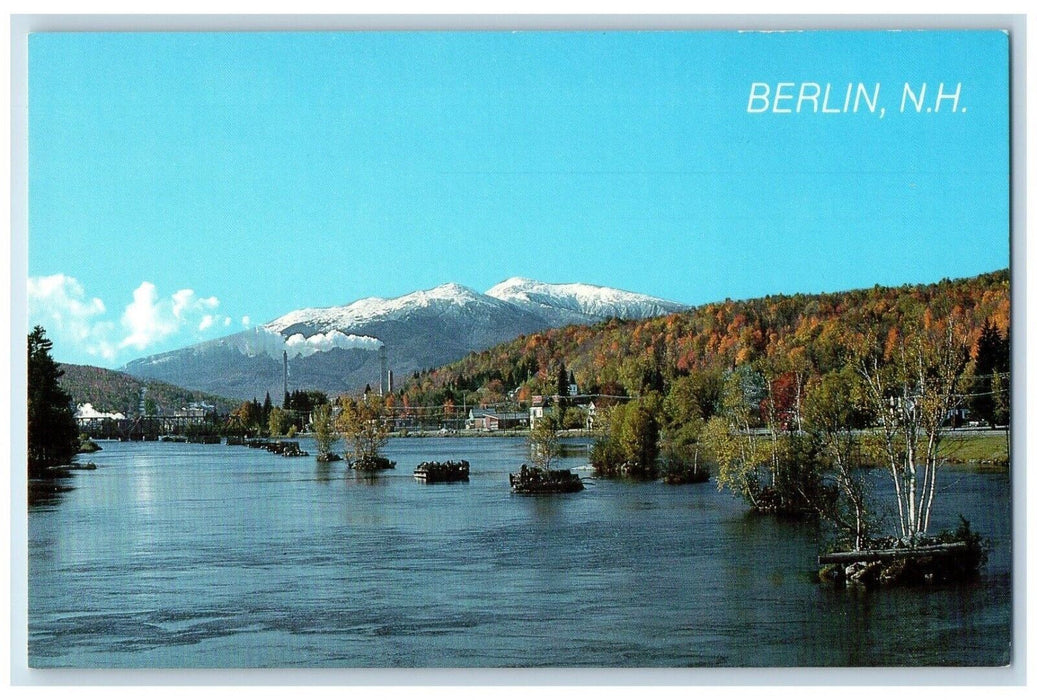 c1960 Picturesque View White Mountains Berlin New Hampshire Dynacolor Postcard