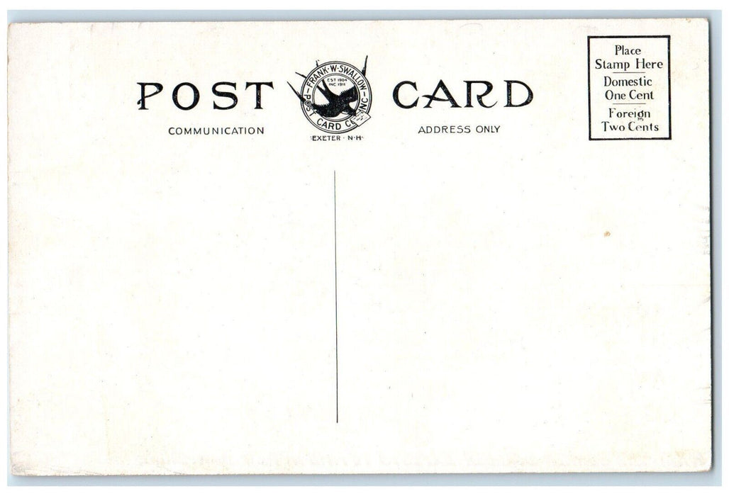 1910 What Summer Boarder Expects Find Lake Winnipesaukee New Hampshire Postcard