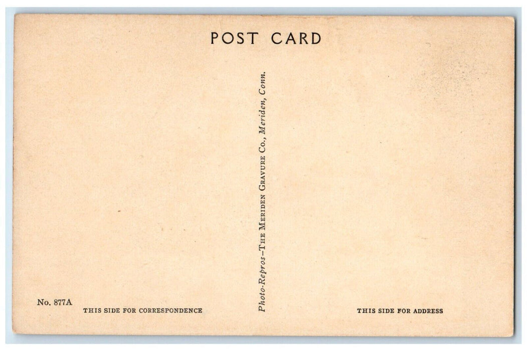 c1920 Winter Greetings From New Hampshire NH Snow Ralph Waldo Emerson Postcard
