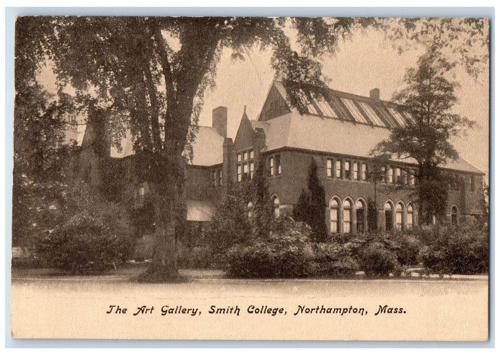 c1905 The Art Gallery Northampton Massachusetts MA Antique Unposted Postcard