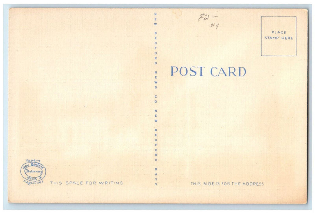 c1940's Nurses Home St. Luke's Hospital New Bedford Massachusetts MA Postcard
