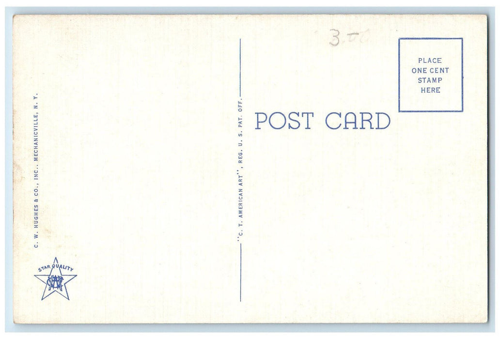 c1940's Northrop and Gillett Dormitories Smith College Massachusetts MA Postcard