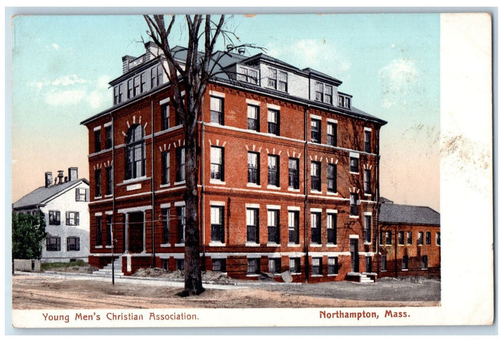 c1905 Young Men's Christian Association Northampton Massachusetts MA Postcard