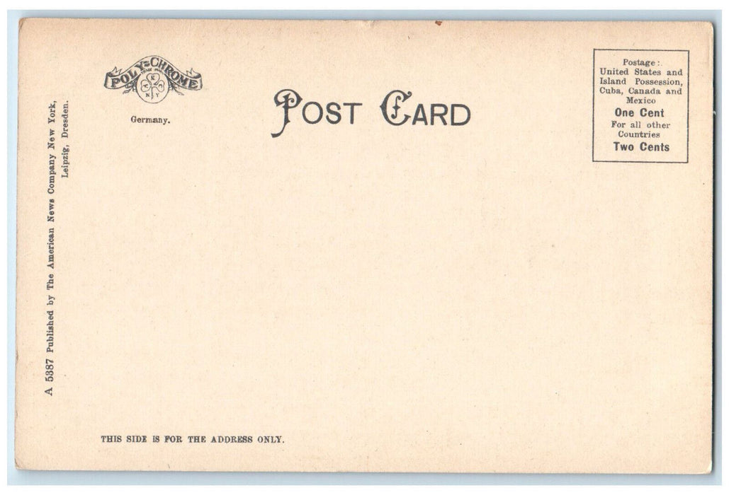 c1905 Young Men's Christian Association Northampton Massachusetts MA Postcard