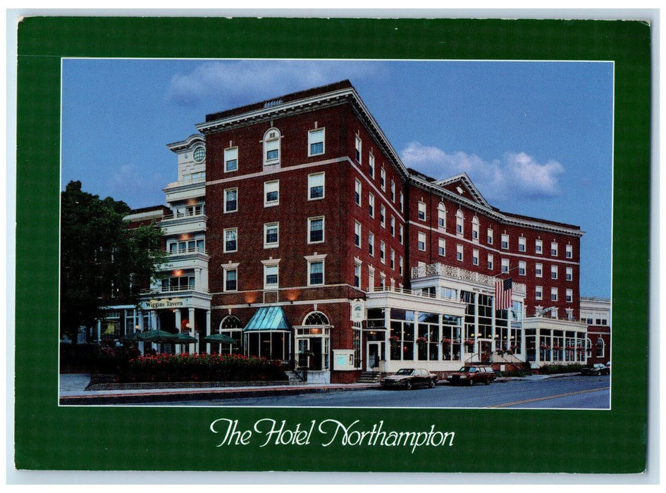 c1950's Hotel Northampton King Street Northampton Massachusetts MA Postcard