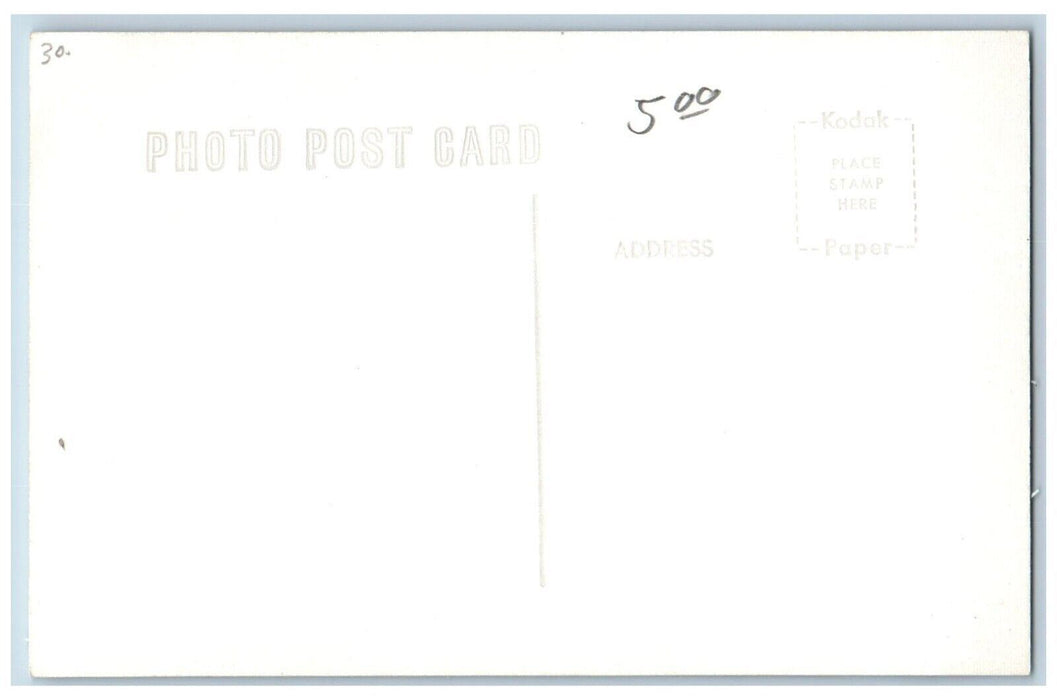 Eva. United Brethren Church Clarence Center New York NY RPPC Photo Postcard