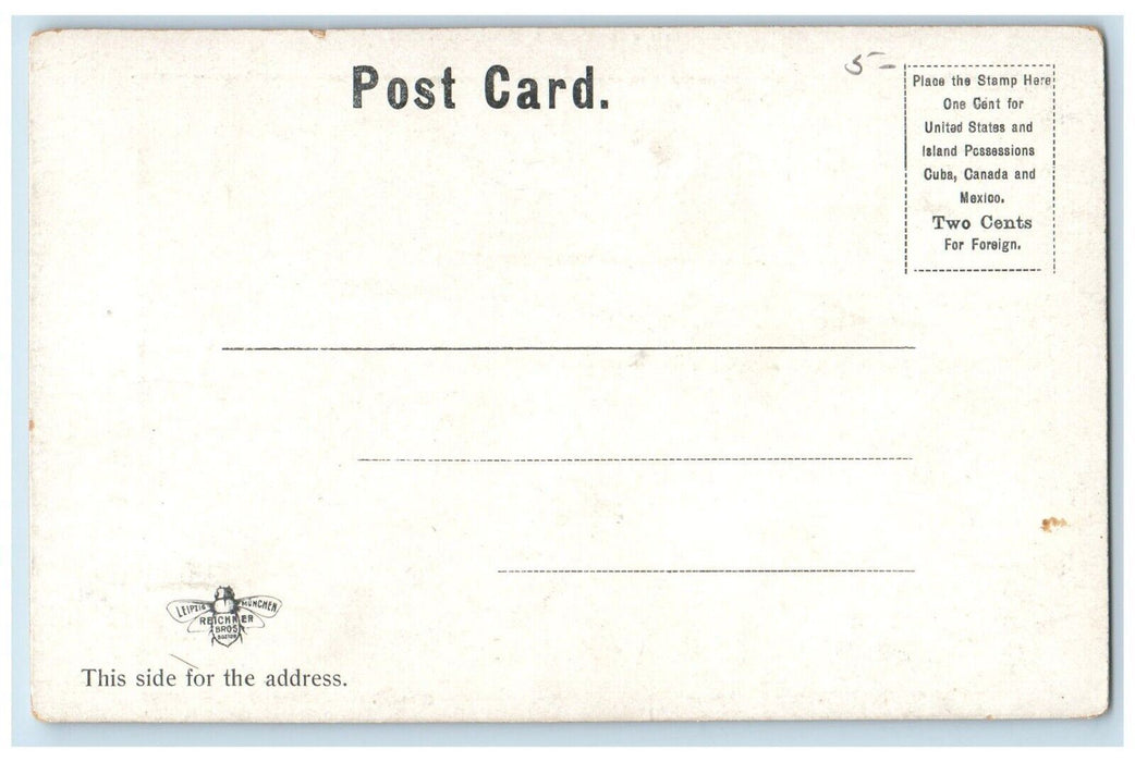 c1905 View Of City Hall Building Lowell Massachusetts MA Antique Postcard