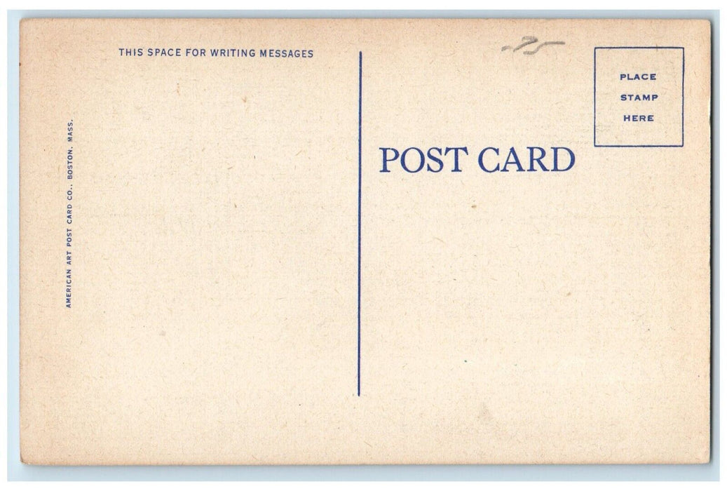 View Of Entrance To Pine Banks Park Malden Massachusetts MA Vintage Postcard