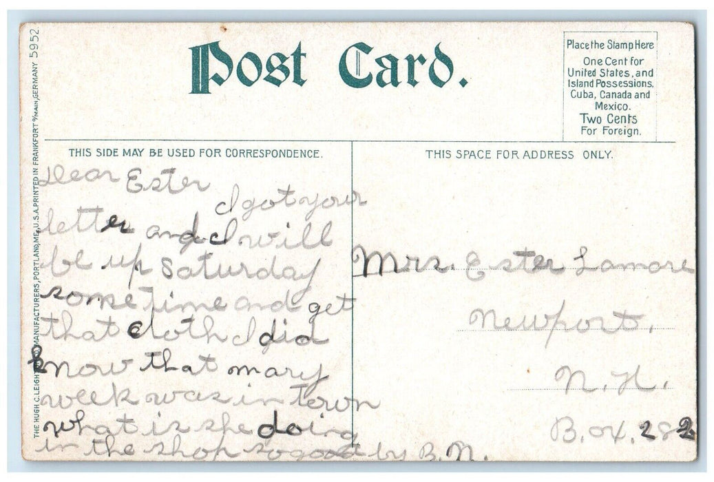 c1910 Middle School St Paul School Building Concord New Hampshire NH Postcard