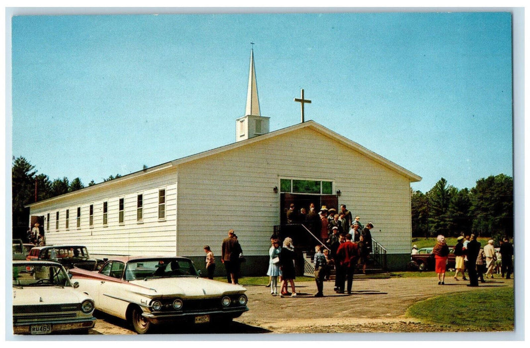 c1950's St. Frederick's Roman Catholic Church Kingston New Hampshire NH Postcard