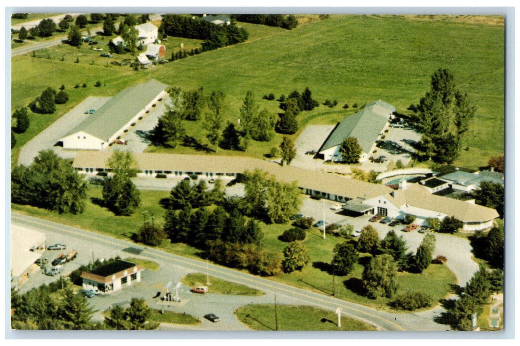 c1950's Aerial View of Winding Brook Lodge Keene New Hampshire NH Postcard